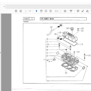 Iseki TU318 Parts Manual - PDF DOWNLOAD
