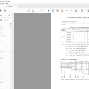 Iseki TU324 Parts Manual - PDF DOWNLOAD