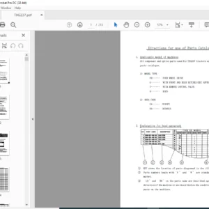 Iseki TXG237 Parts Manual - PDF DOWNLOAD