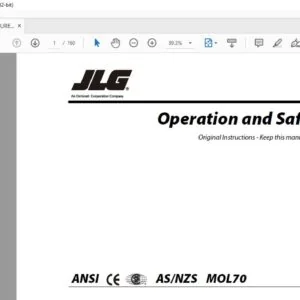 JLG 400S 460SJ PVC 2001 Operation & Safety Manual (31215015) - PDF DOWNLOAD  (Eng)