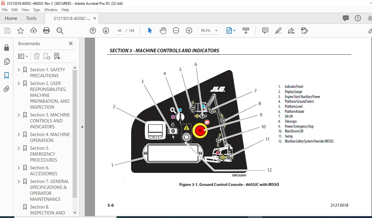 JLG 400SC 460SJC PVC 2001 Operation & Safety Manual (31215018) - PDF DOWNLOAD (Eng) - Image 3