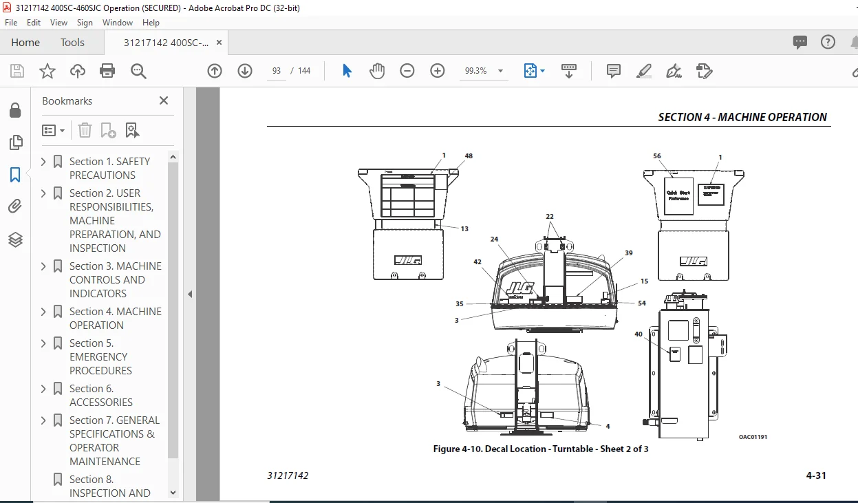 JLG 400SC 460SJC PVC 2007 Operation & Safety Manual (31217145) - PDF DOWNLOAD (ENG) - Image 3
