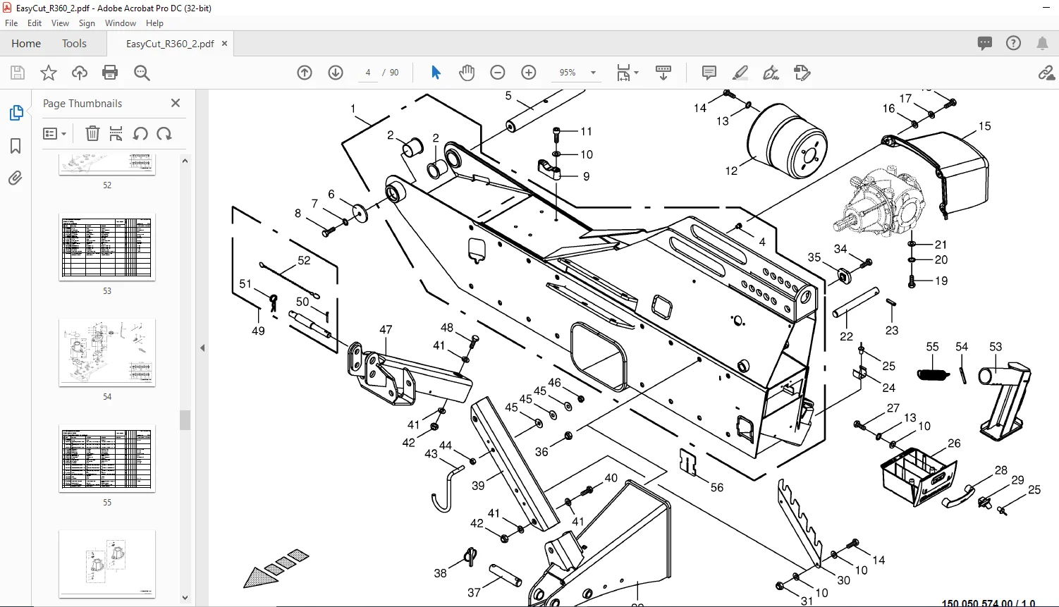 Spare Parts Catalog for Krone EasyCut R 360 Mower PDF Download - Image 3
