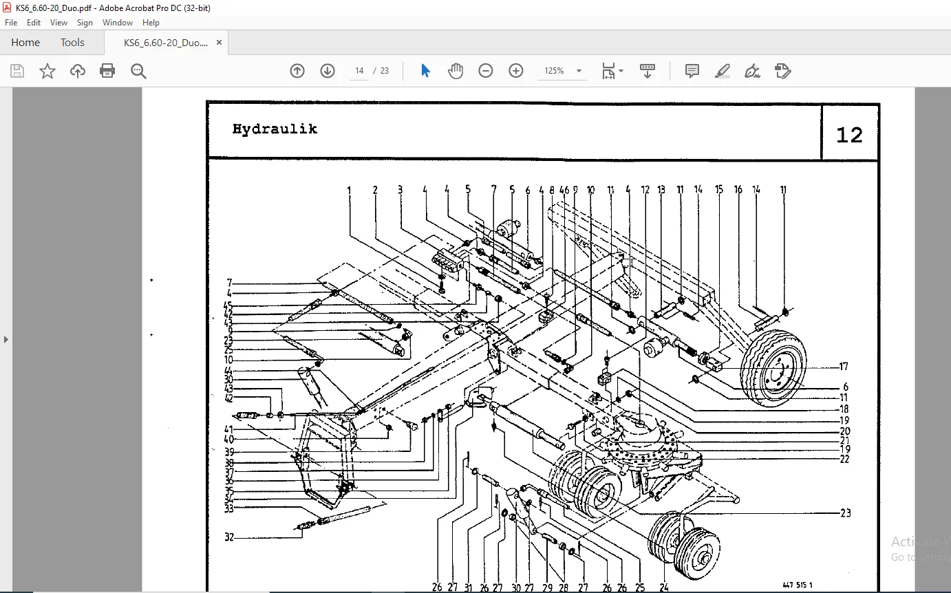 KRONE KS 6.-6.60/20 Duo SPARE PARTS LIST MANUAL - PDF DOWNLOAD - Image 3