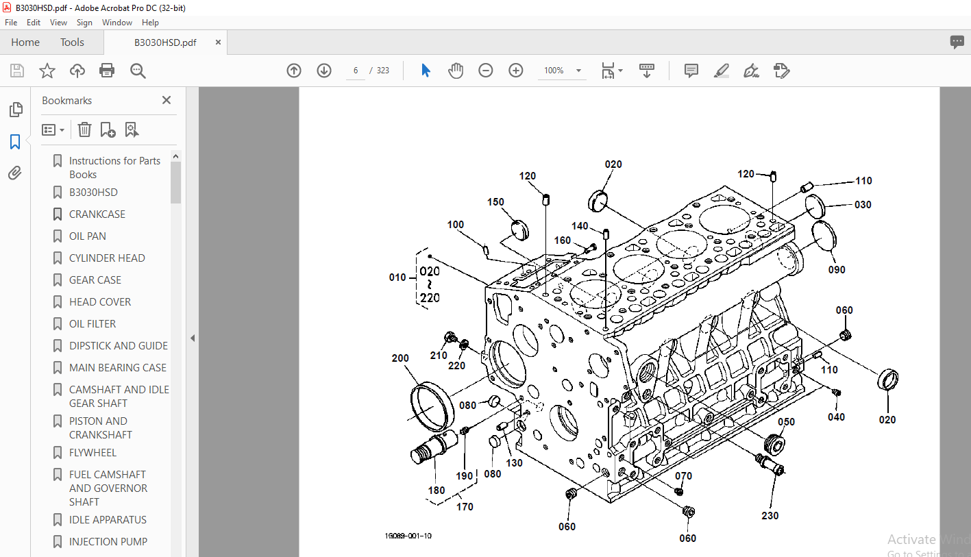 KUBOTA B3030 HSD Parts Manual - PDF DOWNLOAD - HeyDownloads - Manual ...