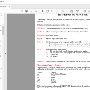 KUBOTA B7300HSD Parts Manual - PDF DOWNLOAD