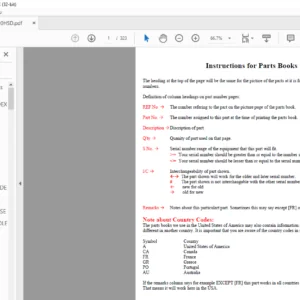 KUBOTA B7400HSD Parts Manual - PDF DOWNLOAD