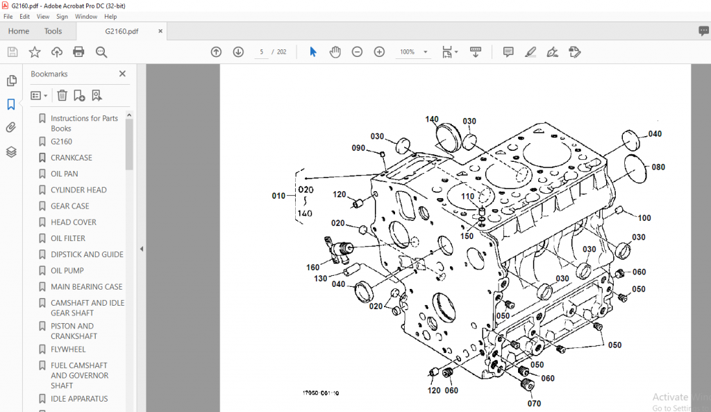 KUBOTA G2160 Parts Manual - PDF DOWNLOAD - HeyDownloads - Manual Downloads