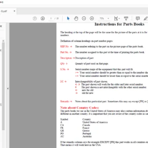 KUBOTA RC60-B Parts Manual - PDF DOWNLOAD