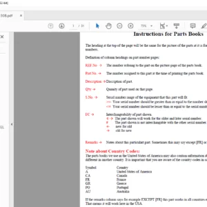 KUBOTA RC72-30B Parts Manual - PDF DOWNLOAD
