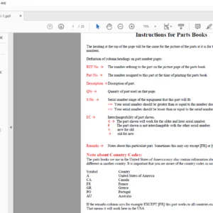 KUBOTA RCB60-I Parts Manual  - PDF DOWNLOAD