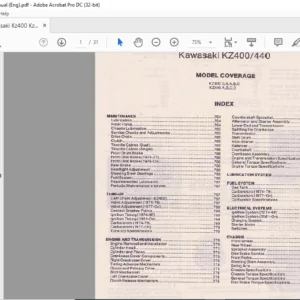 Kawasaki KZ400 440 Service Manual - PDF DOWNLOAD