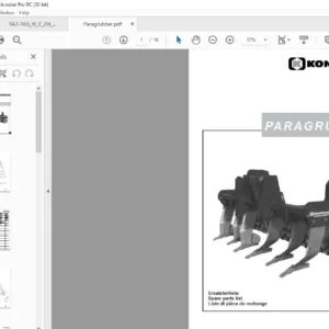 Kongskilde Paragrbber Spare parts list Manual - PDF DOWNLOAD