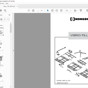 Kongskilde VIBRO-TILL 2800 Spare parts list Manual - PDF DOWNLOAD