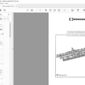 Kongskilde Vibro Master 2500 Spare parts list Manual - PDF DOWNLOAD