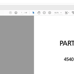 Kubota 4540 PARTS MANUAL - PDF DOWNLOAD