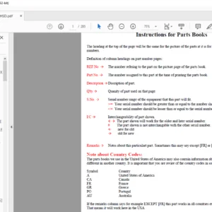 Kubota B1700HSD Parts Manual  - PDF DOWNLOAD