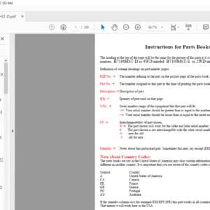 Kubota B7100HST-D NEW TYPE Parts Manual - PDF DOWNLOAD