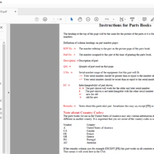 Kubota L1720 Loader PARTS MANUAL - PDF DOWNLOAD