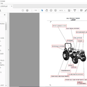 Kubota L2900F PARTS MANUAL - PDF DOWNLOAD