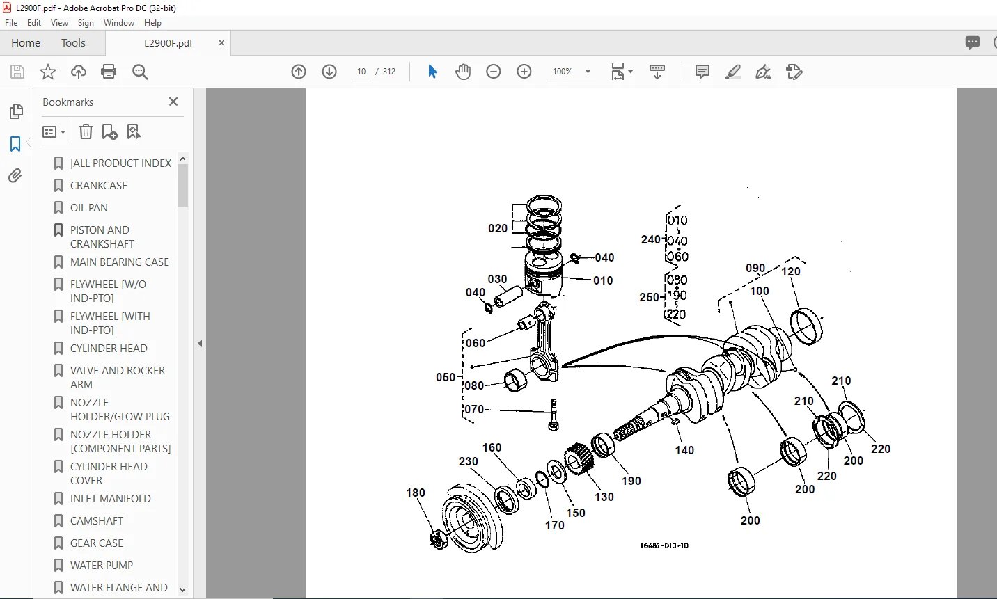 Kubota L2900F PARTS MANUAL - PDF DOWNLOAD - Image 3