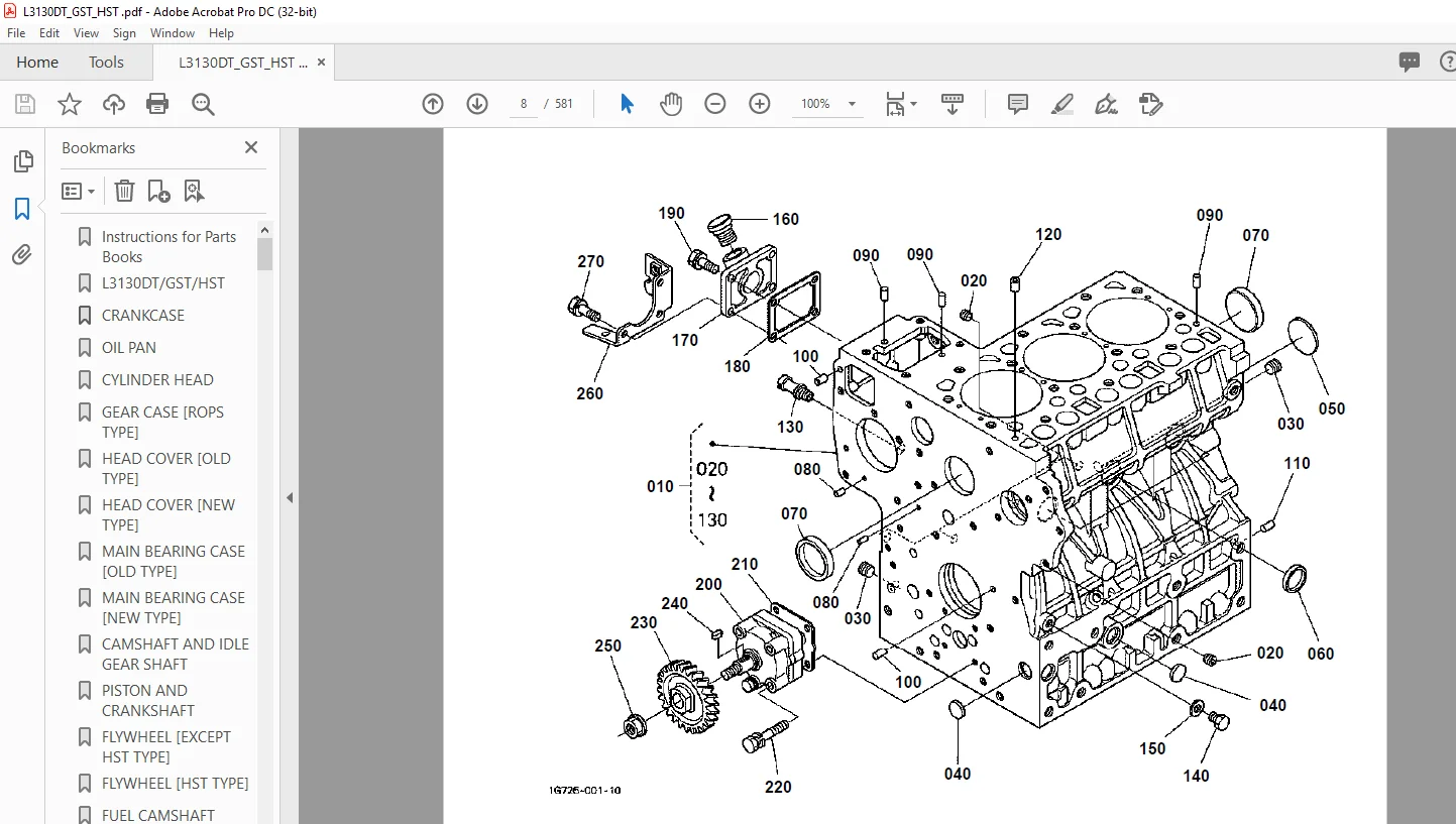 Kubota L3130DT/GST/HST PARTS MANUAL - PDF DOWNLOAD - Image 3