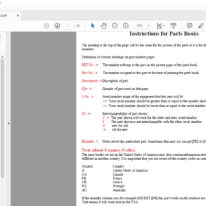 Kubota LA272 Parts Manual - PDF DOWNLOAD