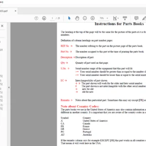 Kubota LA300 Parts Manual - PDF DOWNLOAD