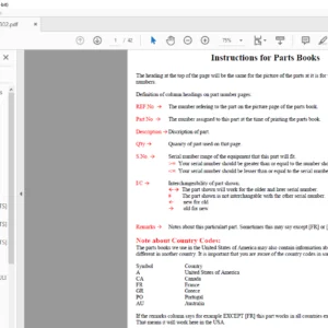 Kubota LA 302 Parts Manual - PDF DOWNLOAD