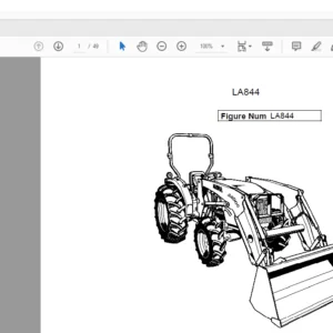 Kubota LA844 Parts Manual - PDF DOWNLOAD