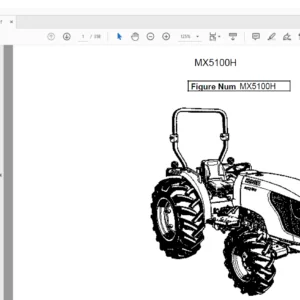 Kubota MX5100H PARTS MANUAL - PDF DOWNLOAD
