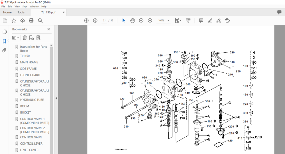 Kubota TL1150 Parts Manual - PDF DOWNLOAD - HeyDownloads - Manual Downloads