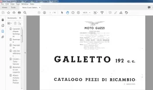 Moto Guzzi Galleto 192 Catalogo Pezzi Di Ricambio - PDF DOWNLOAD (Italian)