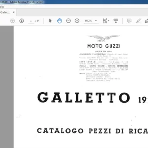 Moto Guzzi Galleto 192 Catalogo Pezzi Di Ricambio - PDF DOWNLOAD (Italian)