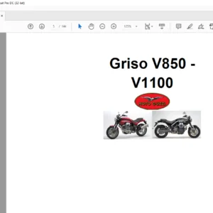 Moto Guzzi Griso V850-V1100 Owners Manual - PDF DOWNLOAD