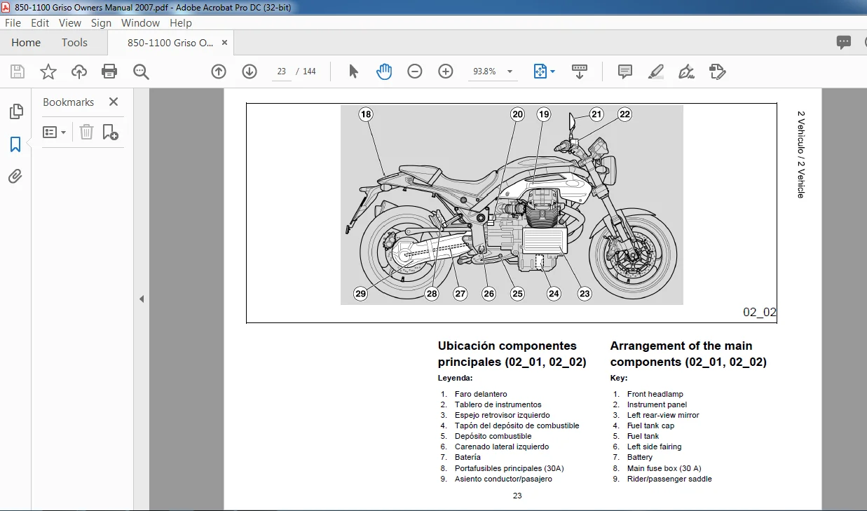 Moto Guzzi Griso V850-V1100 Owners Manual - PDF DOWNLOAD - Image 4