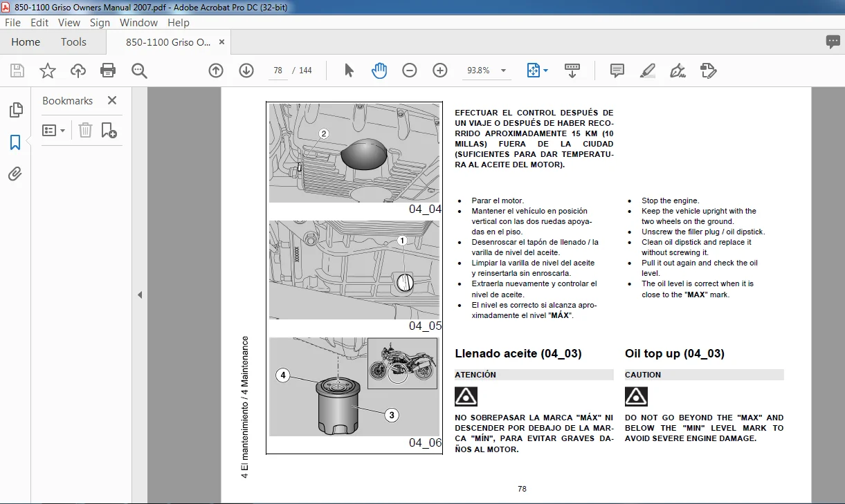 Moto Guzzi Griso V850-V1100 Owners Manual - PDF DOWNLOAD - Image 5