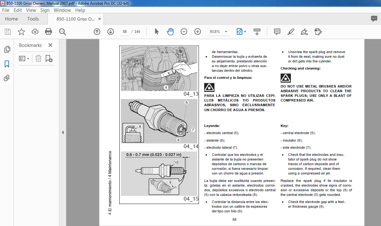 Moto Guzzi Griso V850-V1100 Owners Manual - PDF DOWNLOAD - Image 6