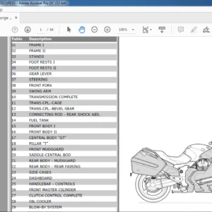 Moto Guzzi Norge 1200 IE Spare Parts Catalogue Manual - PDF DOWNLOAD