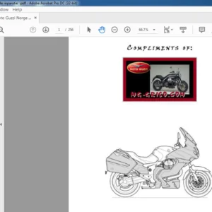 Moto Guzzi Norge 1200 Service Station Manual - PDF DOWNLOAD