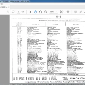 Moto Guzzi Strada 1000 Parts List Manual - PDF DOWNLOAD (FRENCH)