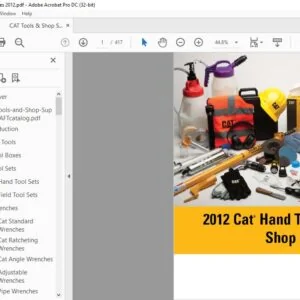 2012 CAT Tools & Shop Supplies Manual - PDF DOWNLOAD