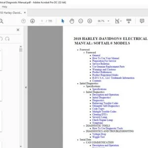 2018 Harley-Davidson Softail Electrical Diagnostic Manual - PDF DOWNLOAD