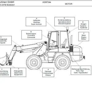 Ahlmann AS90Tele Loader Parts Manual - PDF DOWNLOAD