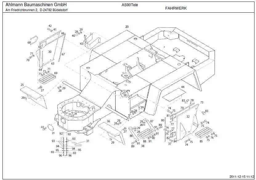 Ahlmann AS90Tele Loader Parts Manual - PDF DOWNLOAD - Image 3