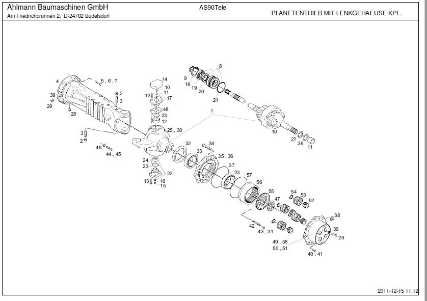 Ahlmann AS90Tele Loader Parts Manual - PDF DOWNLOAD - Image 6