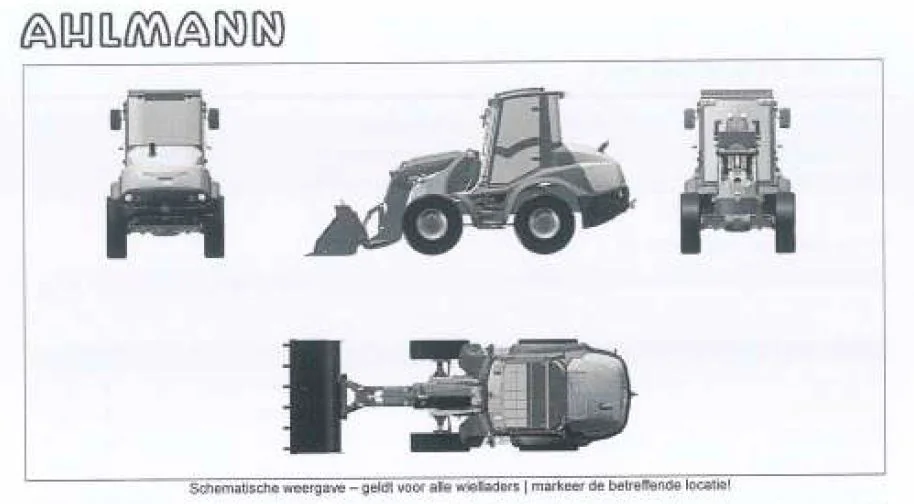Ahlmann AZ 95e Zwenklader Originele bedieningshandleiding - PDF DOWNLOAD (Dutch) - Image 5