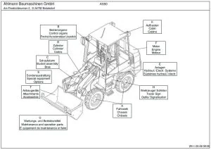 Ahlmann Baumaschinen GmbH AS50 Loader Parts Manual - PDF DOWNLOAD (GERMAN)