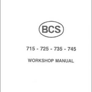 BCS 715 725 735 745 Workshop Manual - PDF DOWNLOAD