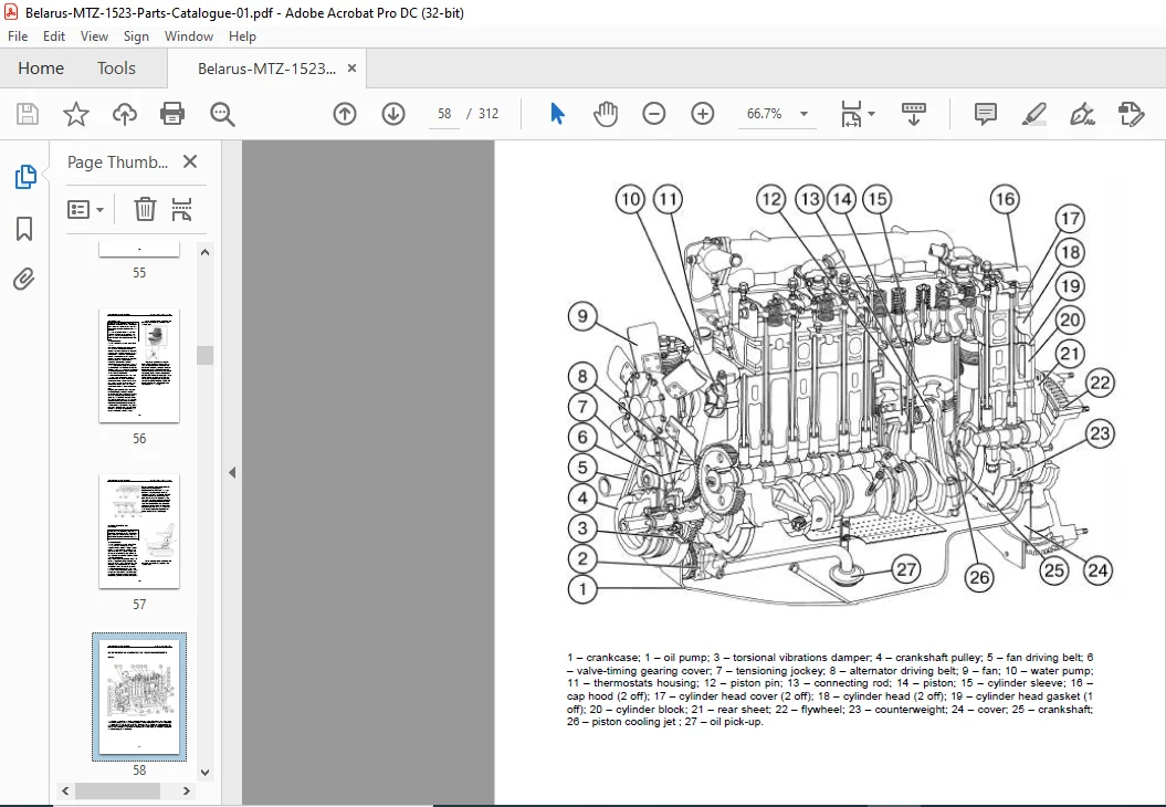 Belarus 1523 1523B 1523.3 1523B.3 Tractor Operating Manual - PDF DOWNLOAD - Image 4
